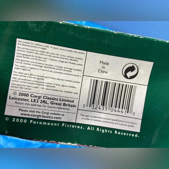 Corgi #04441 The Italian Job (1969) Blue Mini & Driver + Gold Bars - Rare🏦🚙🛣️ - Picture 9 of 12